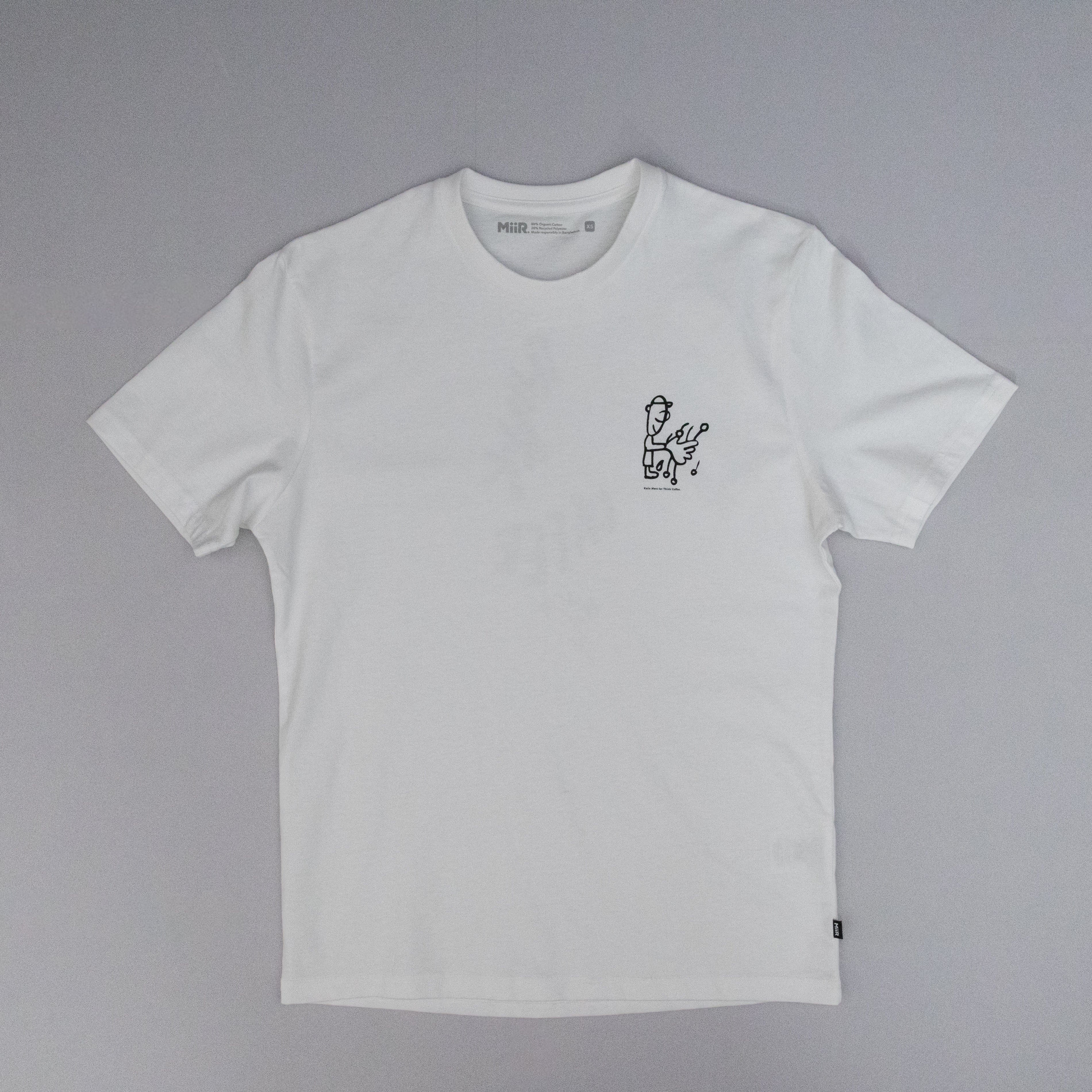 Katie Merz Guy Tee - White. - Image 3